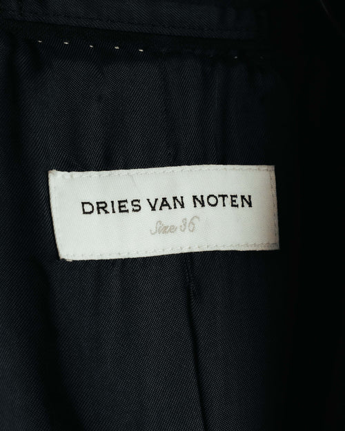 "DRIES VAN NOTEN" 00's-10's Tailored double-breasted trench coat