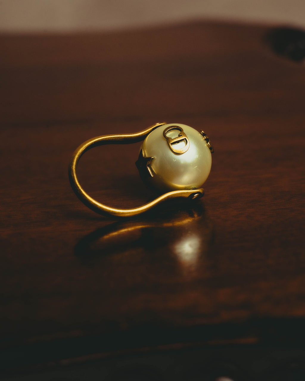-SPECIAL- “Christian Dior” 2017-18 AW J’Adior pearl ball ring
