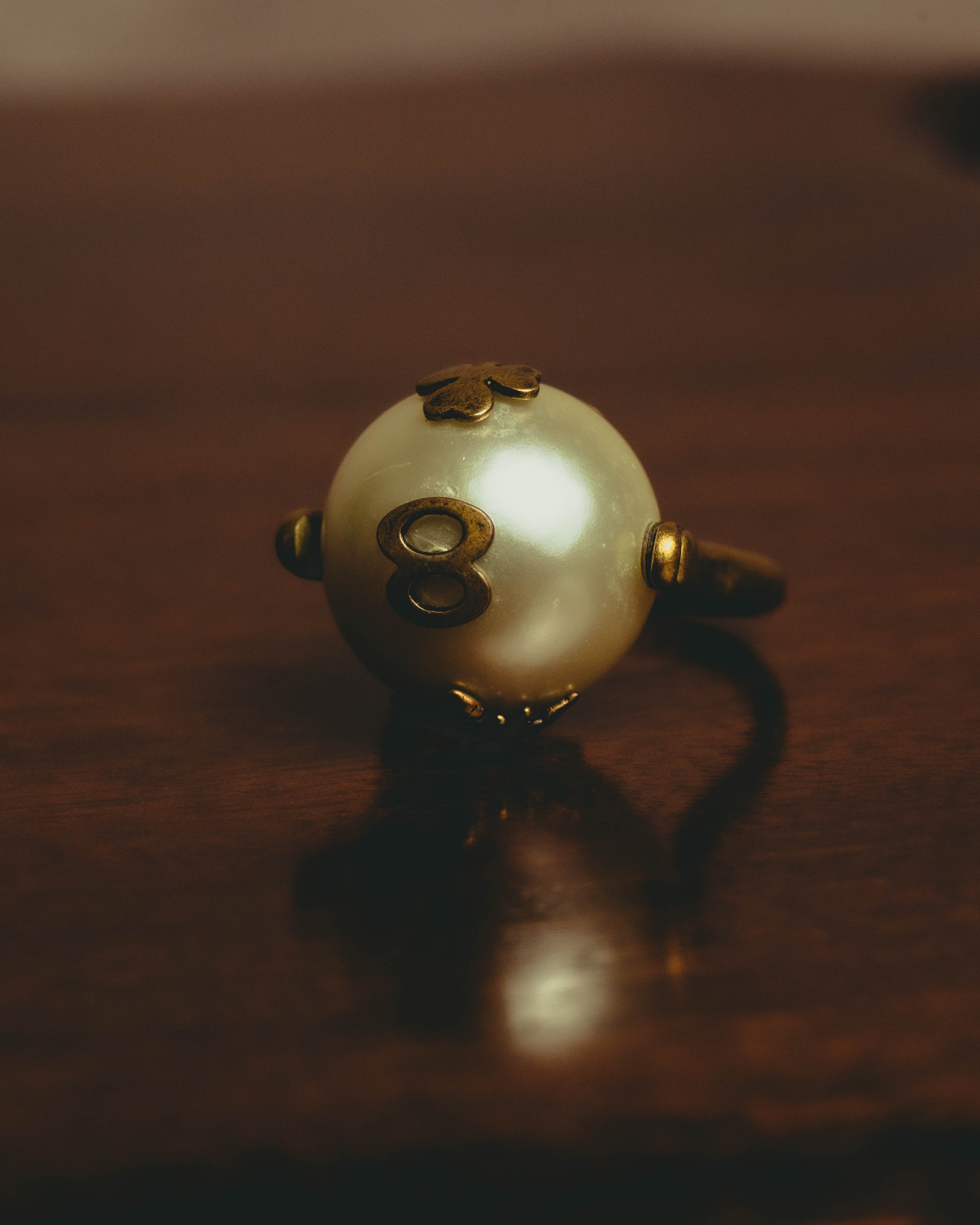 -SPECIAL- “Christian Dior” 2017-18 AW J’Adior pearl ball ring