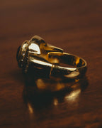 -SPECIAL- “Christian Dior” 60’s-70’s Blue cabochon cocktail ring