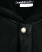 "Ralph Lauren" 00's-10's Long hooded shearling coat
