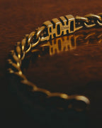 -SPECIAL- “Christian Dior” 70’s–80’s multicolor cabochon Dior logo link bracelet