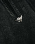 "Ralph Lauren" 00's-10's Long hooded shearling coat