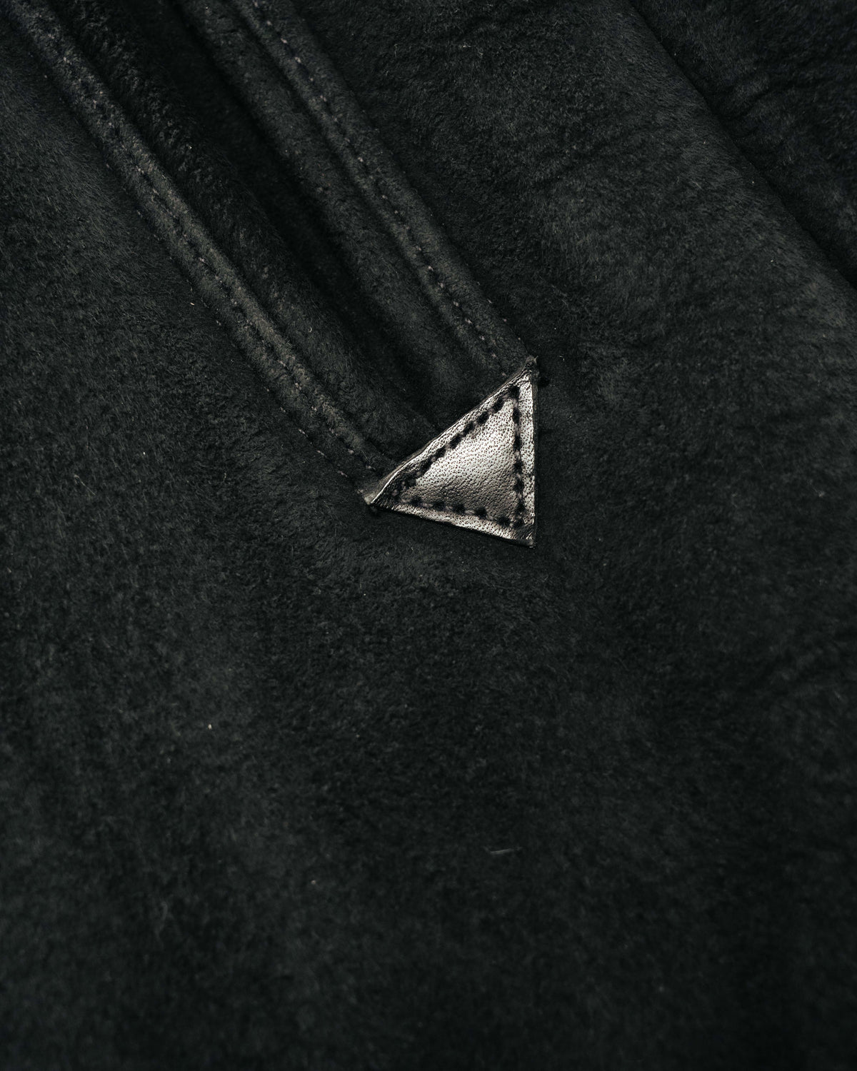 "Ralph Lauren" 00's-10's Long hooded shearling coat