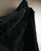 "Ralph Lauren" 00's-10's Long hooded shearling coat
