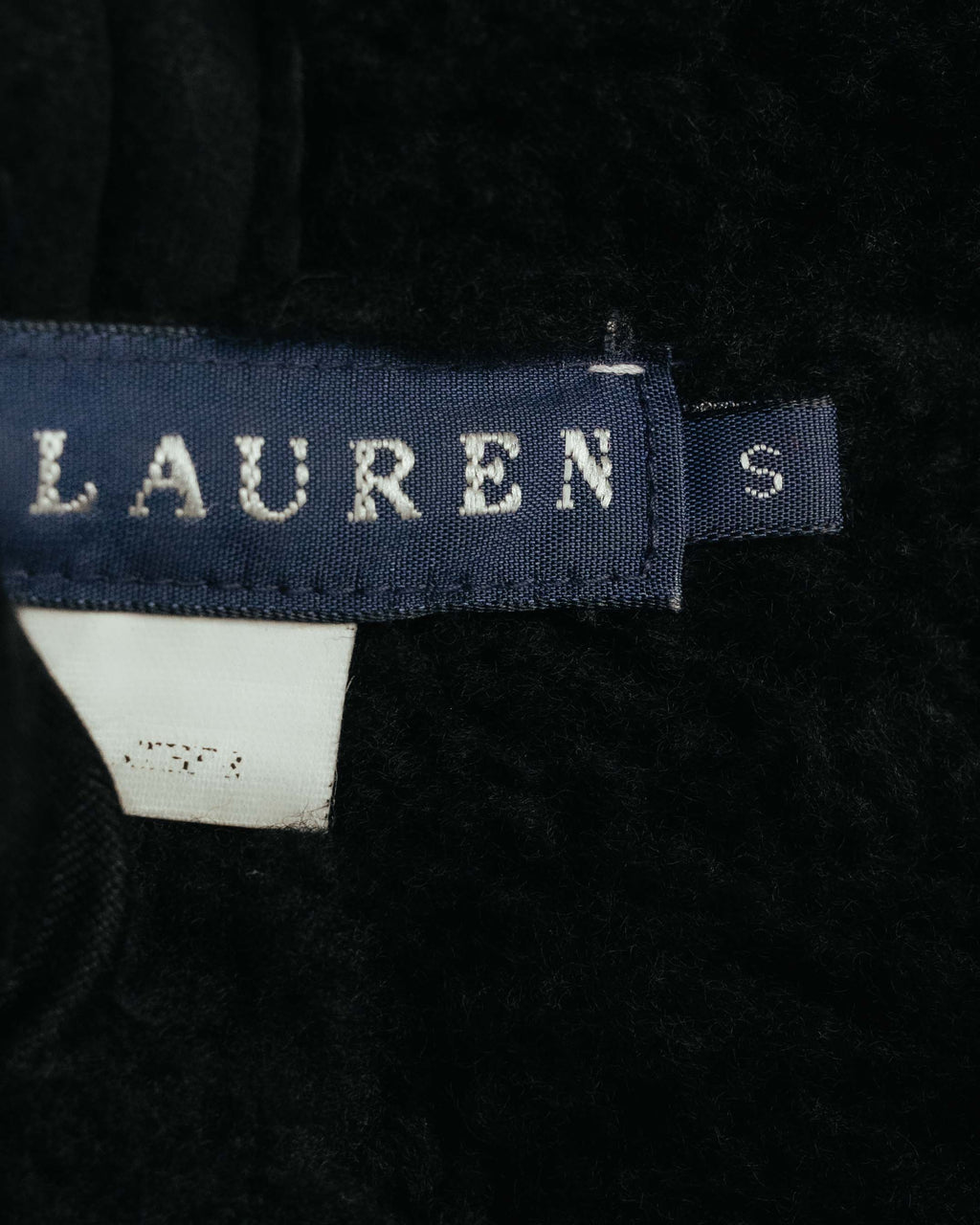 "Ralph Lauren" 00's-10's Long hooded shearling coat