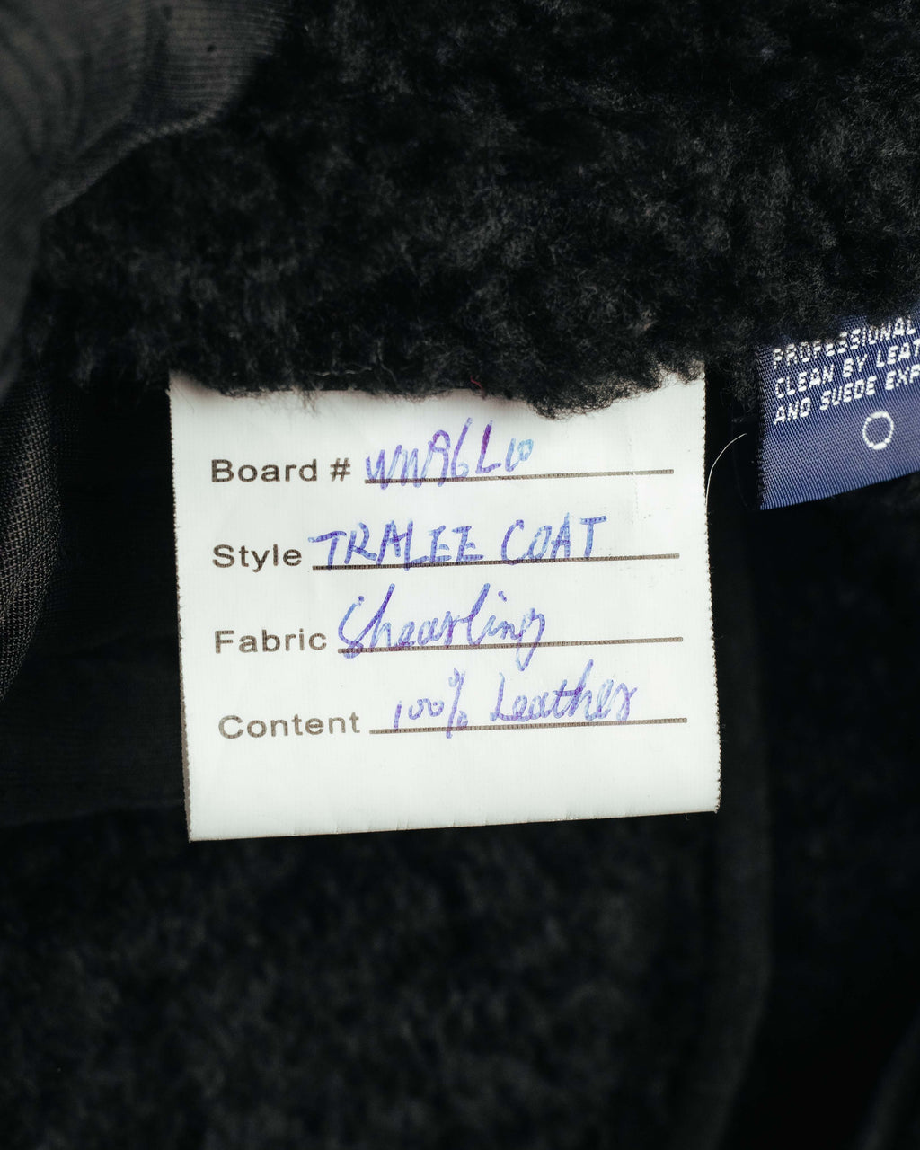 "Ralph Lauren" 00's-10's Long hooded shearling coat