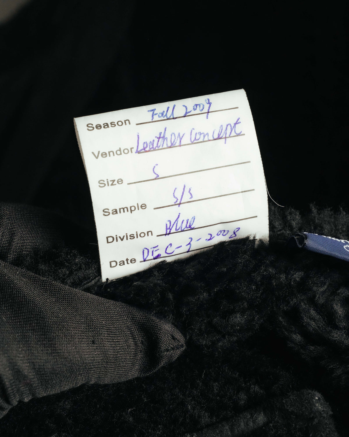 "Ralph Lauren" 00's-10's Long hooded shearling coat