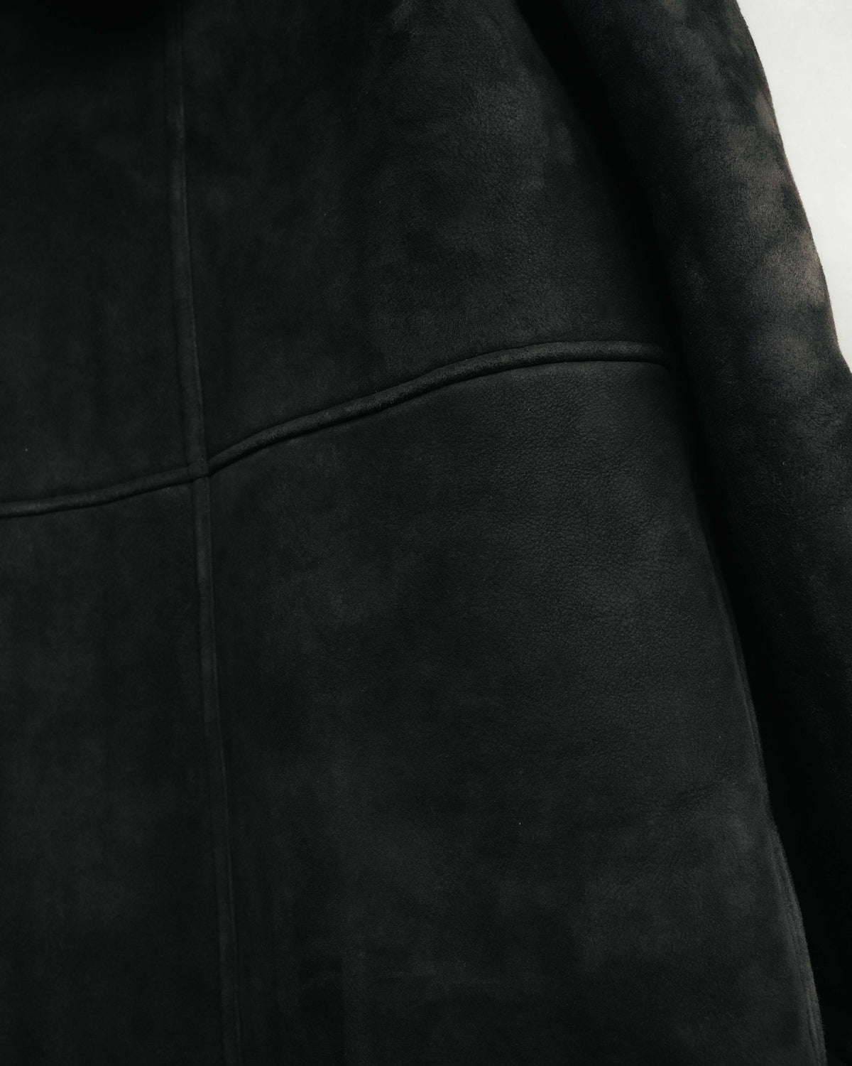 "Ralph Lauren" 00's-10's Long hooded shearling coat