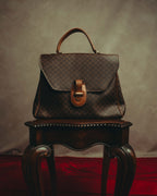 "CELINE" 80's-90's Classic monogram top-handle handbag