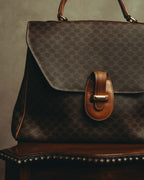 "CELINE" 80's-90's Classic monogram top-handle handbag