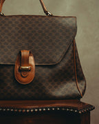 "CELINE" 80's-90's Classic monogram top-handle handbag