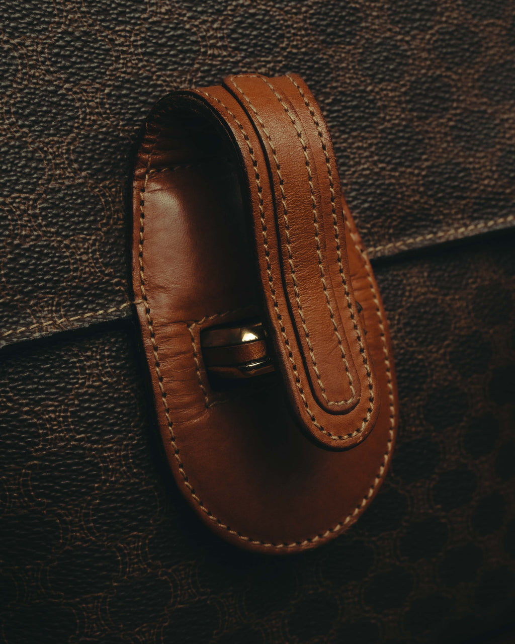 "CELINE" 80's-90's Classic monogram top-handle handbag