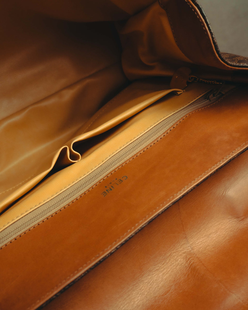 "CELINE" 80's-90's Classic monogram top-handle handbag