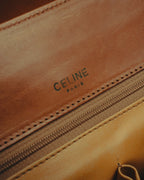 "CELINE" 80's-90's Classic monogram top-handle handbag