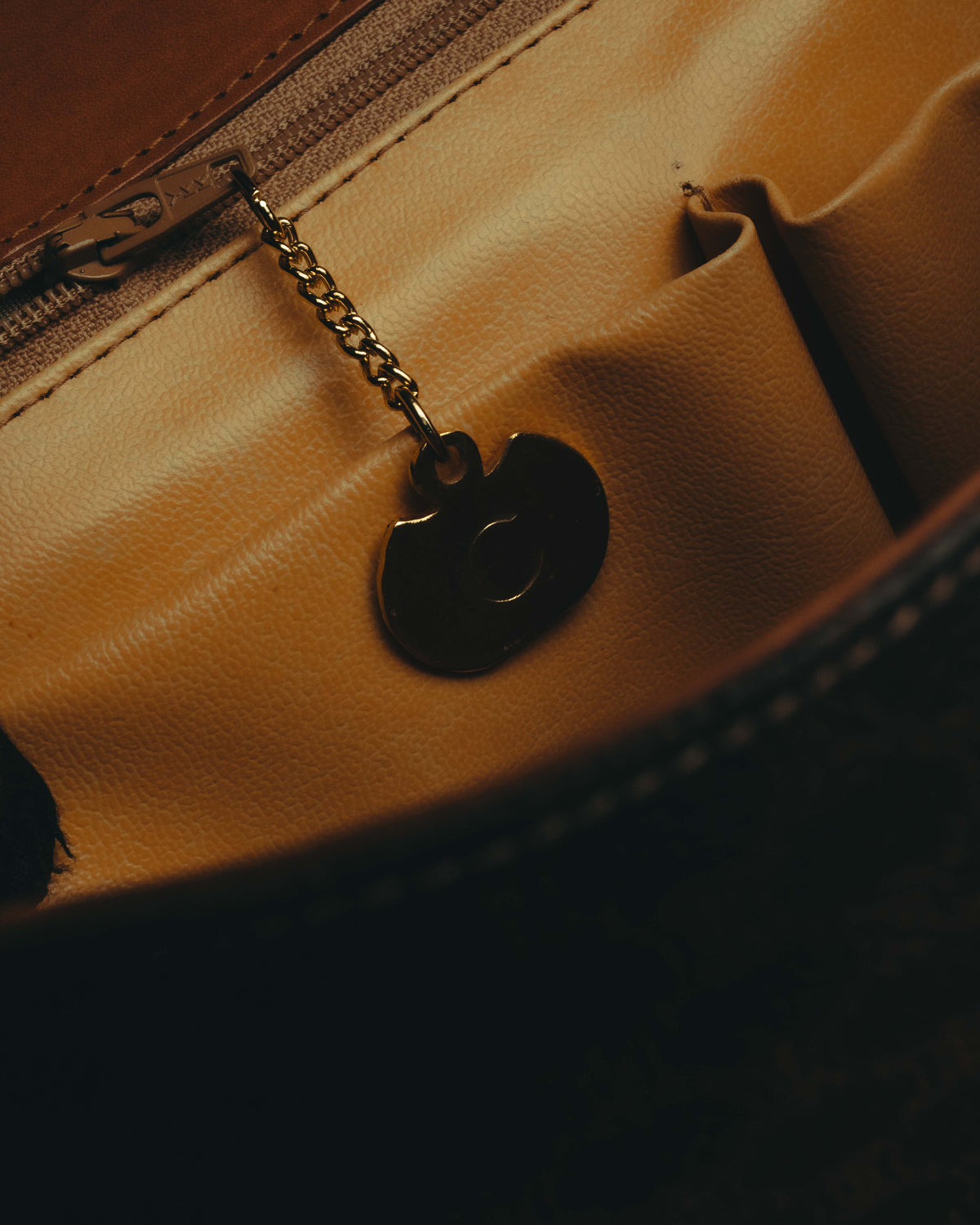 "CELINE" 80's-90's Classic monogram top-handle handbag