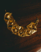 -SPECIAL- “Christian Lacroix” 80’s-90’s Geometric articulated statement necklace