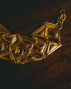 -SPECIAL- “Christian Lacroix” 80’s-90’s Geometric articulated statement necklace