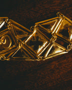 -SPECIAL- “Christian Lacroix” 80’s-90’s Geometric articulated statement necklace