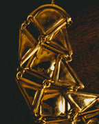 -SPECIAL- “Christian Lacroix” 80’s-90’s Geometric articulated statement necklace