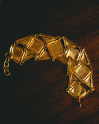 -SPECIAL- “Christian Lacroix” 80’s-90’s Geometric articulated statement necklace