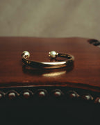 "Dior" 2020's Star pearl open cuff bangle
