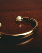 "Dior" 2020's Star pearl open cuff bangle