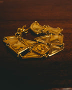 -SPECIAL- “Christian Lacroix” 80’s-90’s Geometric articulated statement necklace