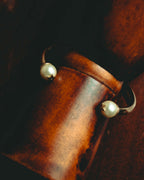 "Dior" 2020's Star pearl open cuff bangle