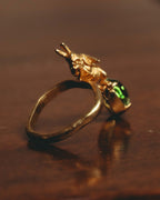 "Dior" 2021-22's Sculptural rabbit cocktail ring