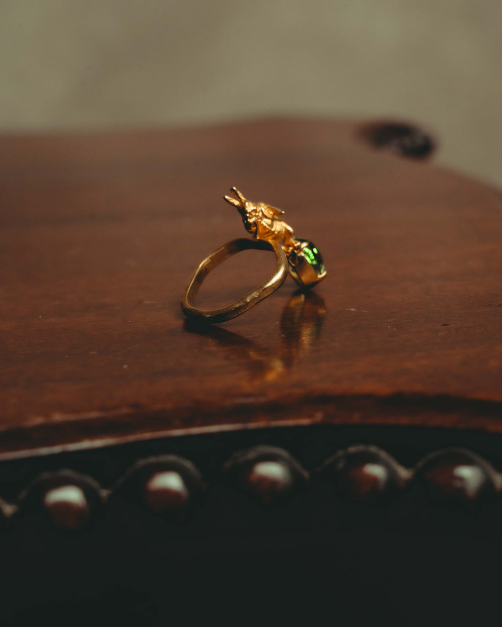 "Dior" 2021-22's Sculptural rabbit cocktail ring