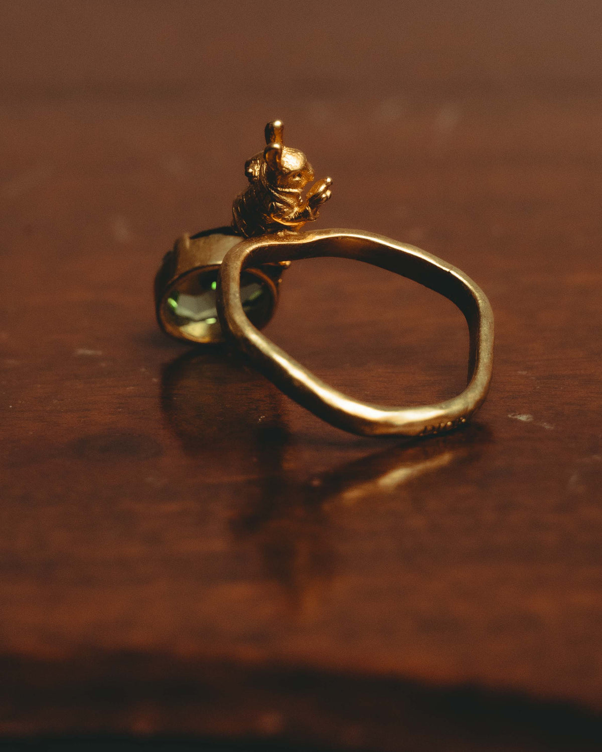 "Dior" 2021-22's Sculptural rabbit cocktail ring
