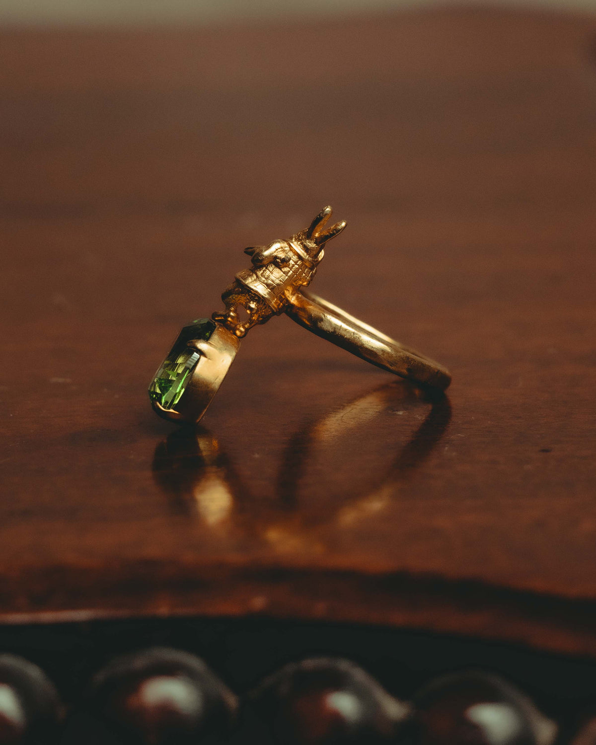 "Dior" 2021-22's Sculptural rabbit cocktail ring