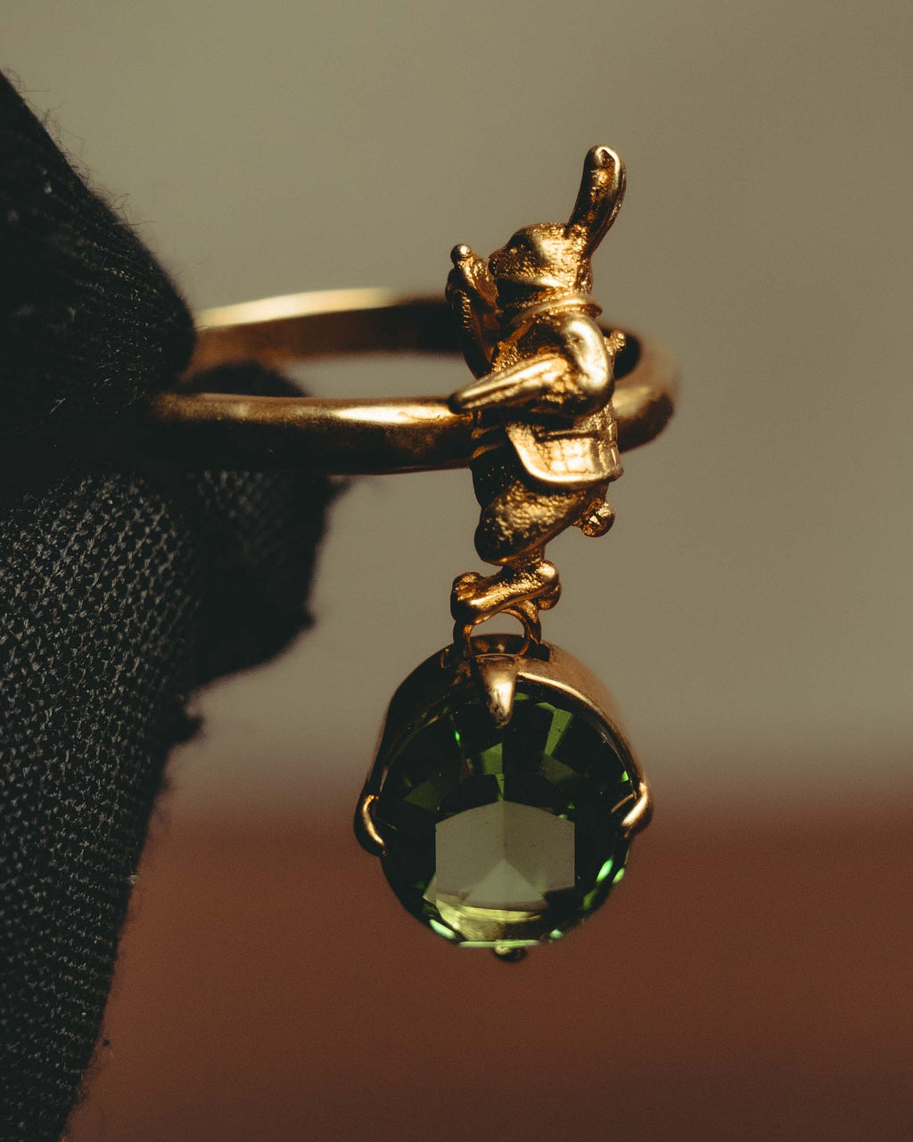 "Dior" 2021-22's Sculptural rabbit cocktail ring