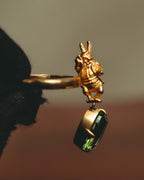 "Dior" 2021-22's Sculptural rabbit cocktail ring