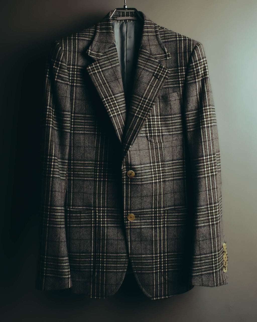 "GUCCI" 2010's Checked wool blazer