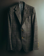 "GUCCI" 2010's Checked wool blazer