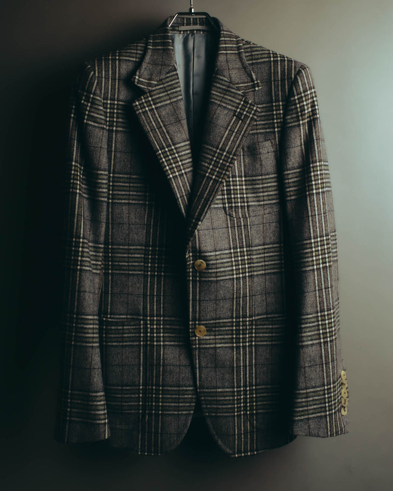 "GUCCI" 2010's Checked wool blazer