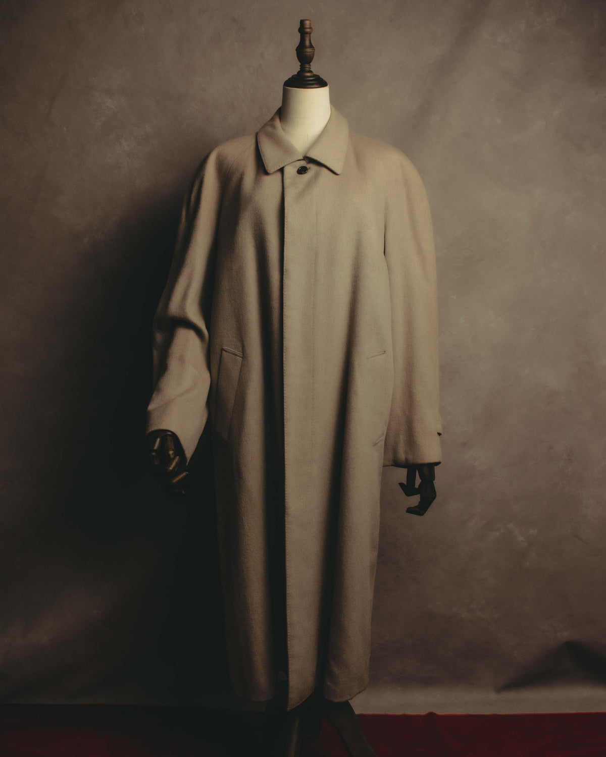 "Yves Saint Laurent" 90's Oversized wool balmacaan coat