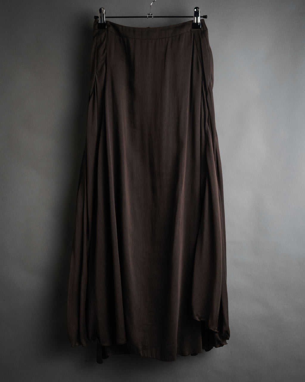 -SPECIAL- “CHANEL”90’s asymmetrical draped long skirt