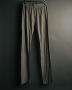 "VERONIQUE BRANQUINHO" 90's-00's Ribbed cotton easy pants
