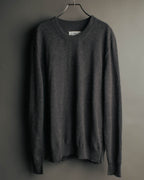 “Maison Margiela” 2023SS Minimal cashmere crewneck knit