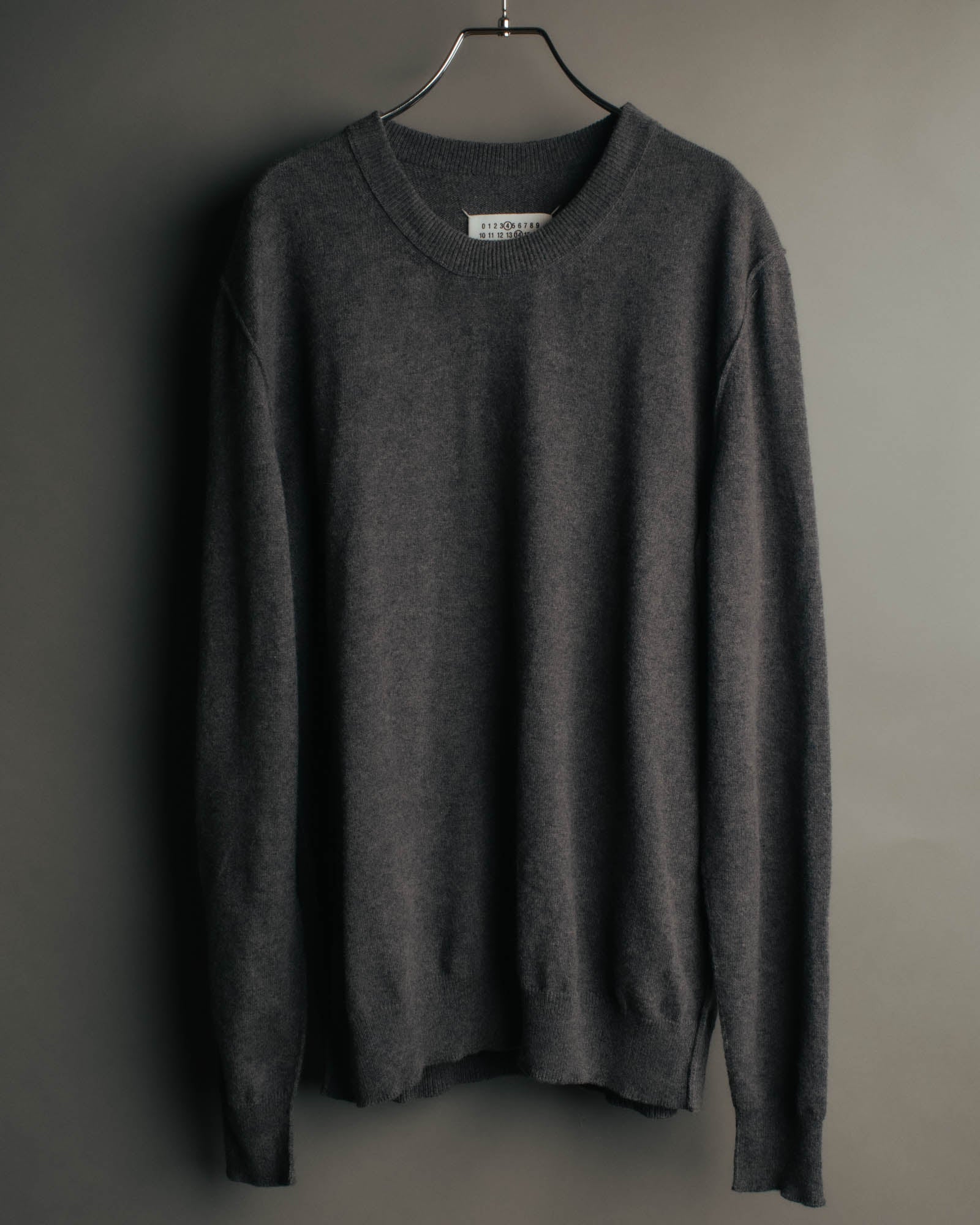 “Maison Margiela” 2023SS Minimal cashmere crewneck knit