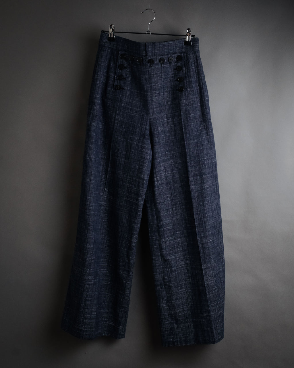 “Christian Dior” 2021 Sailor front wide trousers