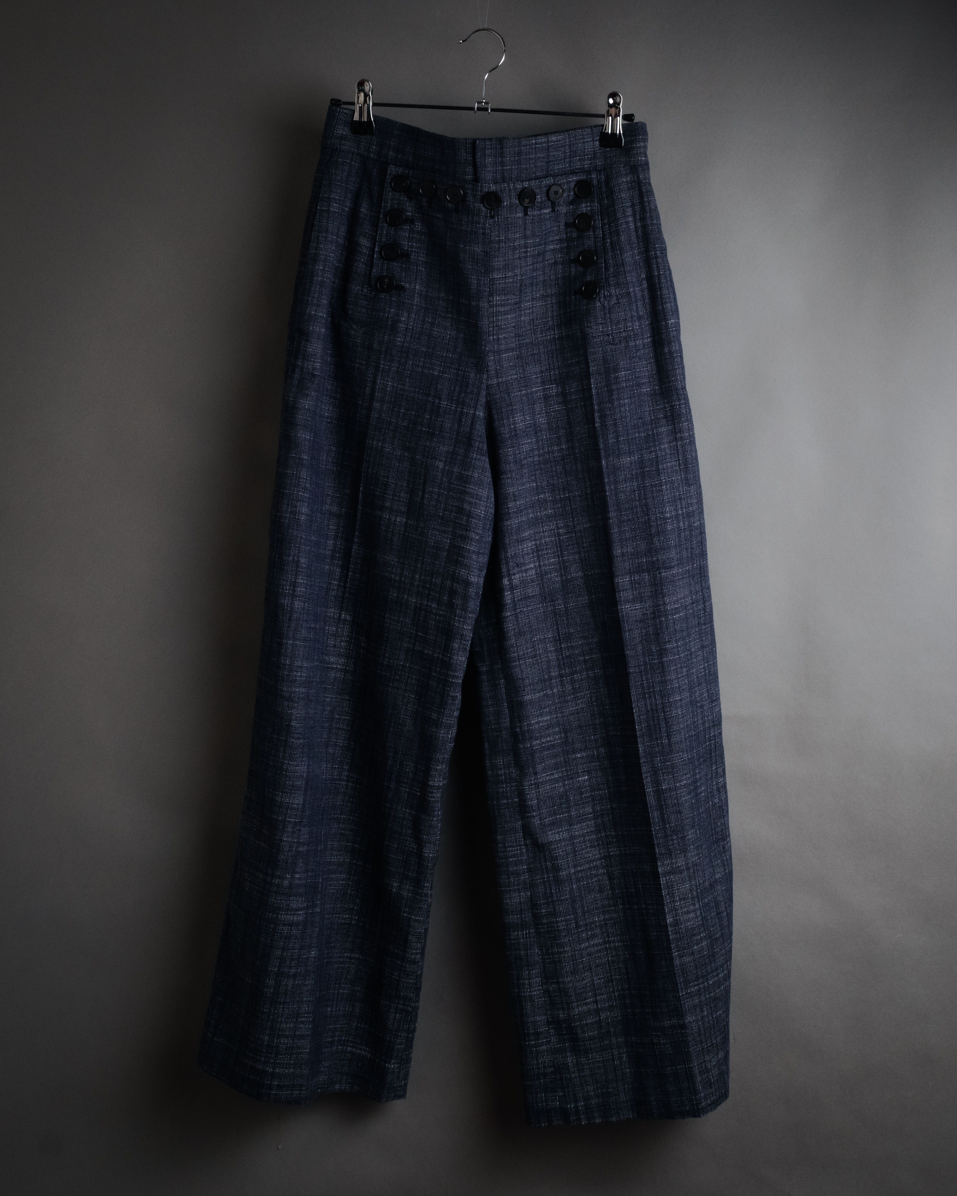 “Christian Dior” 2021 Sailor front wide trousers