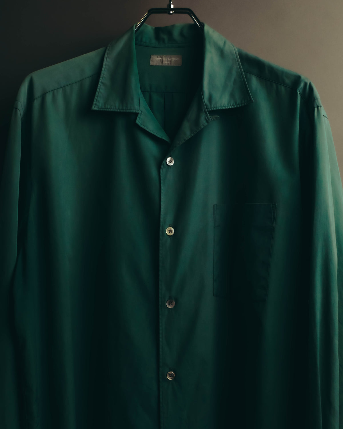 "COMME des GARÇONS HOMME" 90's-00's Relaxed open-collar shirt