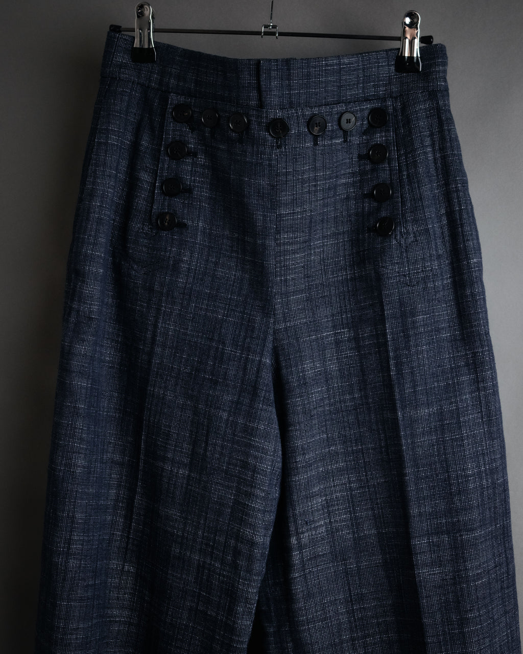 “Christian Dior” 2021 Sailor front wide trousers