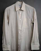 “Christian Dior” 90’s Dobby striped dress shirt