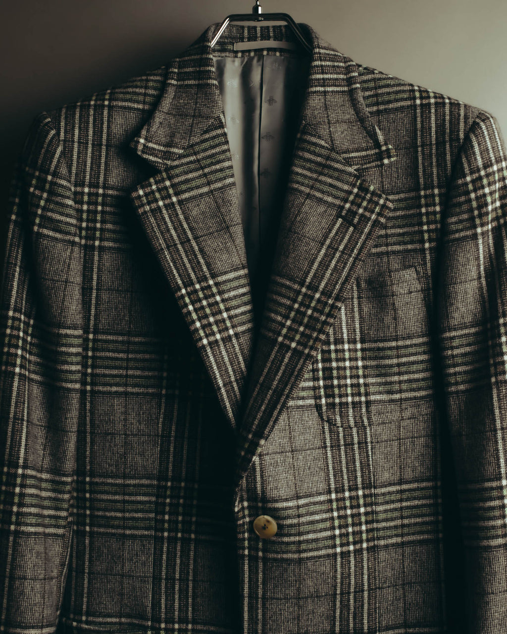 "GUCCI" 2010's Checked wool blazer