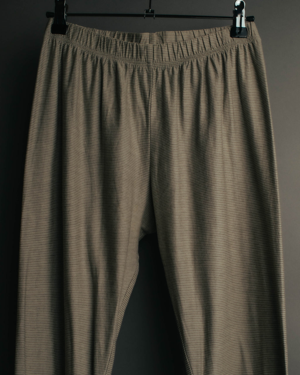 "VERONIQUE BRANQUINHO" 90's-00's Ribbed cotton easy pants